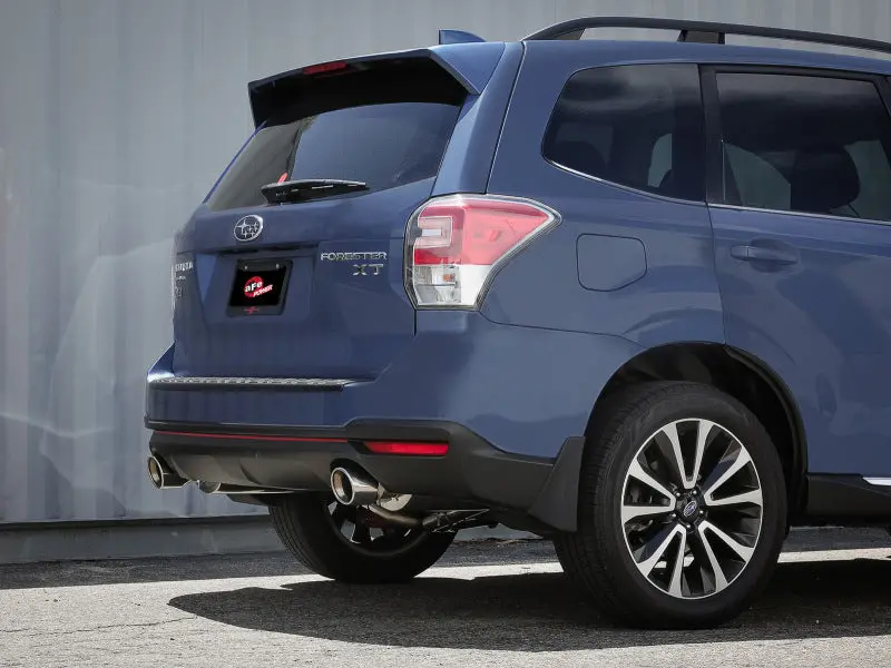 Afe Subaru Forester Xt 14-18 H4-2.5L Takeda 2-1/2In To 2-1/4In 304 Ss Cat-Back- Polished Tip 2