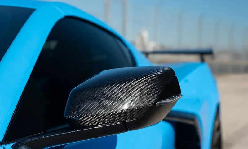 Agm C8 Corvette Carbon Fiber Mirror Caps 1