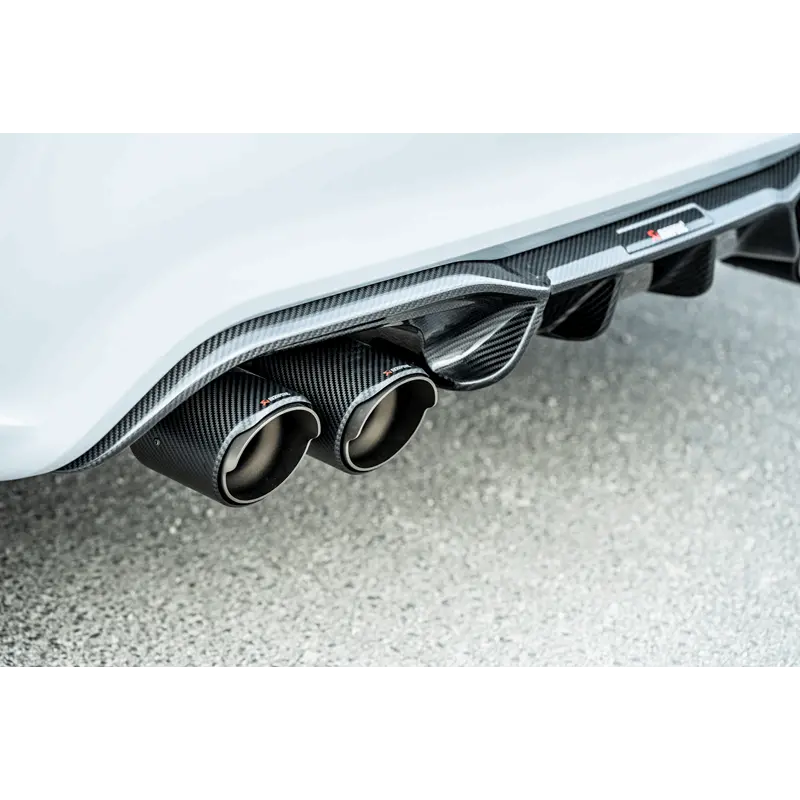 Akrapovic 2018+ Bmw M2 Competition/M2 Cs (F87n) Slip-On Line (Titanium) W/Carbon Fiber Tips 2