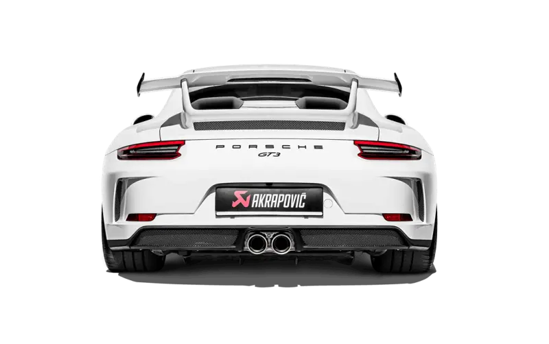 Akrapovic 2018 Porsche 911 Gt3 (991.2) Slip-On Race Line (Titanium) W/Header/Tail Pipes 1
