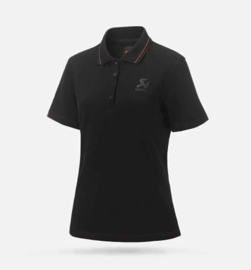 Akrapovic Corpo Polo Black Womens - M 1