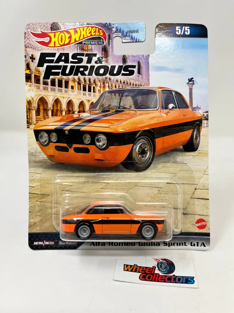 Alfa Romeo Giulia Sprint Gta * Orange * 2023 Hot Wheels Fast & Furious Case C 1