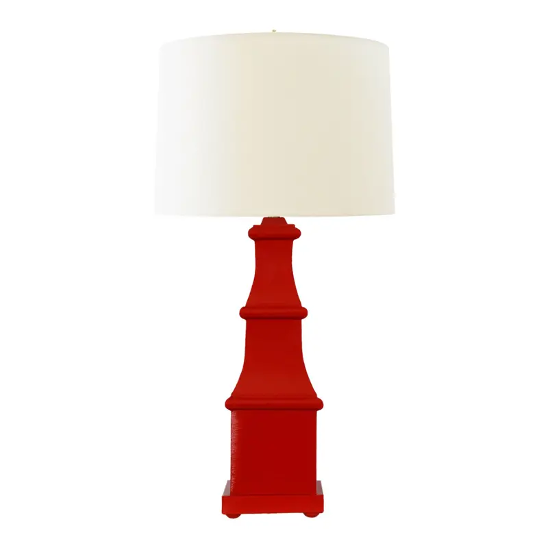 Allegra Handpainted Tole Table Lamp W/Shade - Four Color Options 1