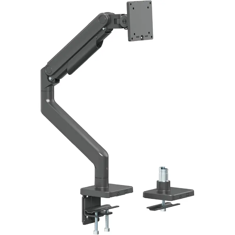 Alterzone シングルモニターアーム 17~49インチ対応 高耐荷20kg メカニカルスプリング式 ブラック Alzarmmtum-G 1