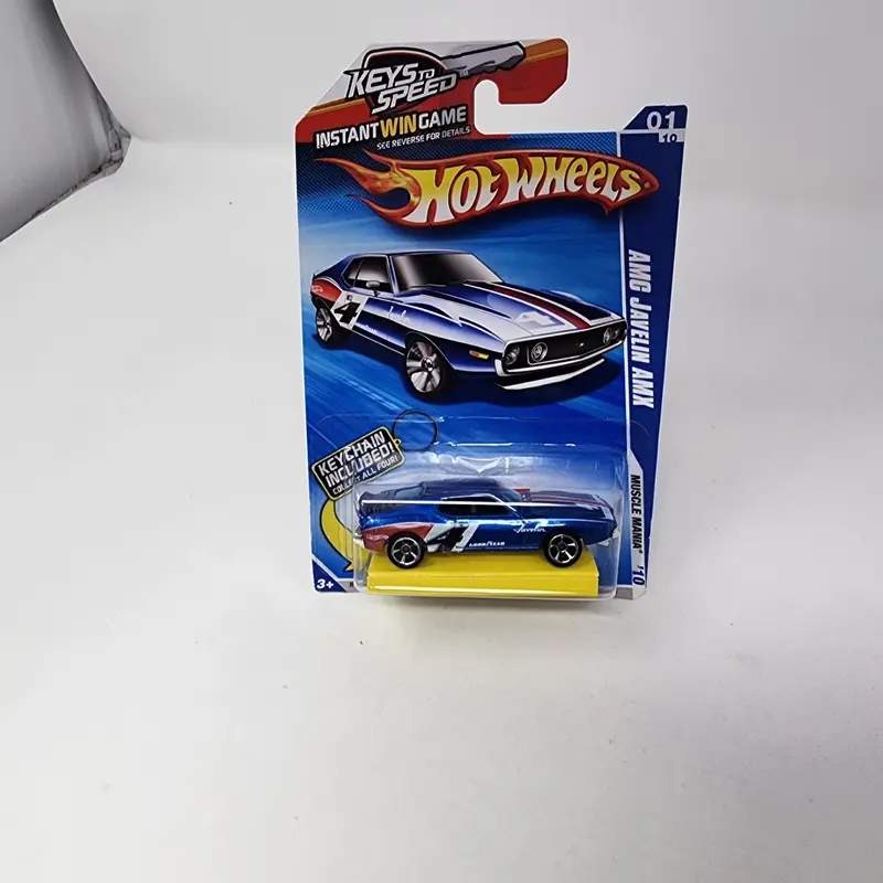 Amc Javelin Amx * Blue * Hot Wheels 2010 Keys To Speed 1