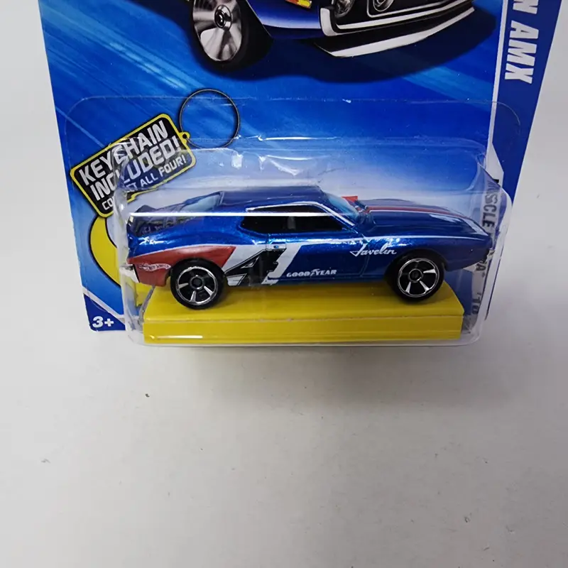 Amc Javelin Amx * Blue * Hot Wheels 2010 Keys To Speed 2