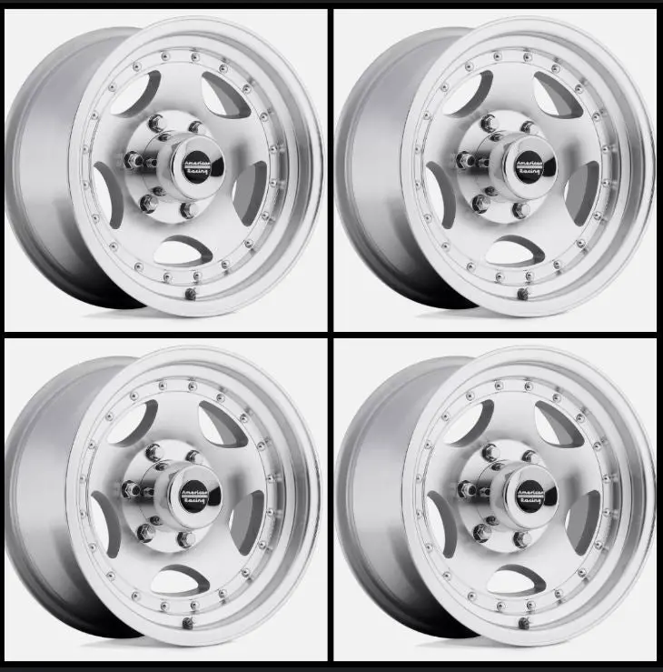 American Racing Ar23 Machined 5X4.5 (5X114.3) Wheel Rim 15X8 Et -19 (Qty 4) 1
