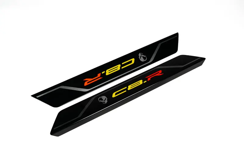 Amt C8 Corvette Carbon Flash C8r Door Sill Plate Covers 1
