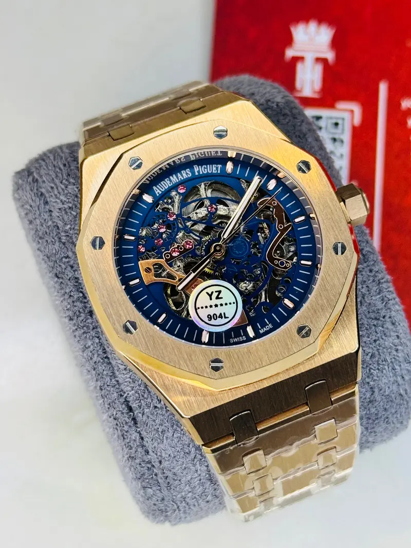 Ap Copper Navy Automatic Skeleton Dial Super Clone Watch 1