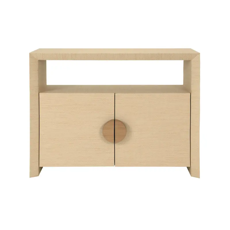 Aspen Natural Grasscloth Console Table 1