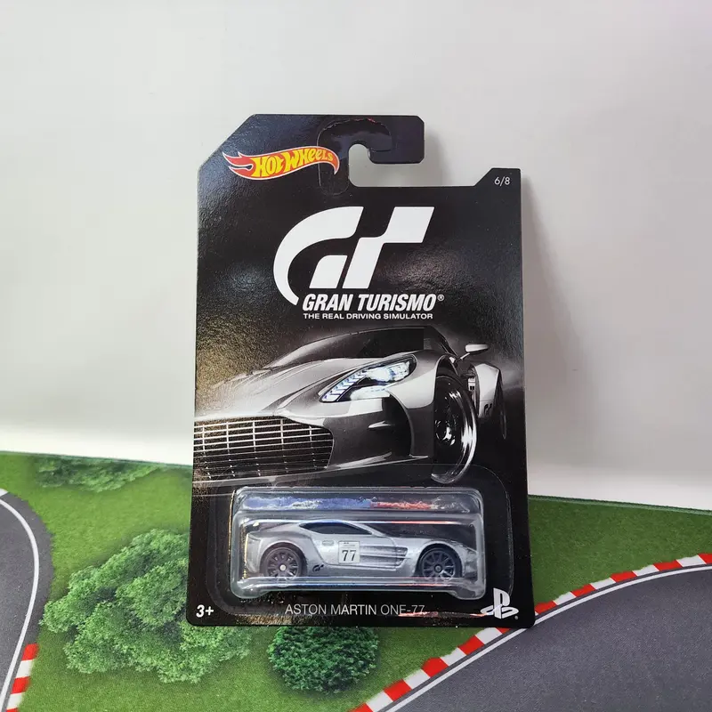 Aston Martin One-77 * Silver * Hot Wheels Gran Turismo 1