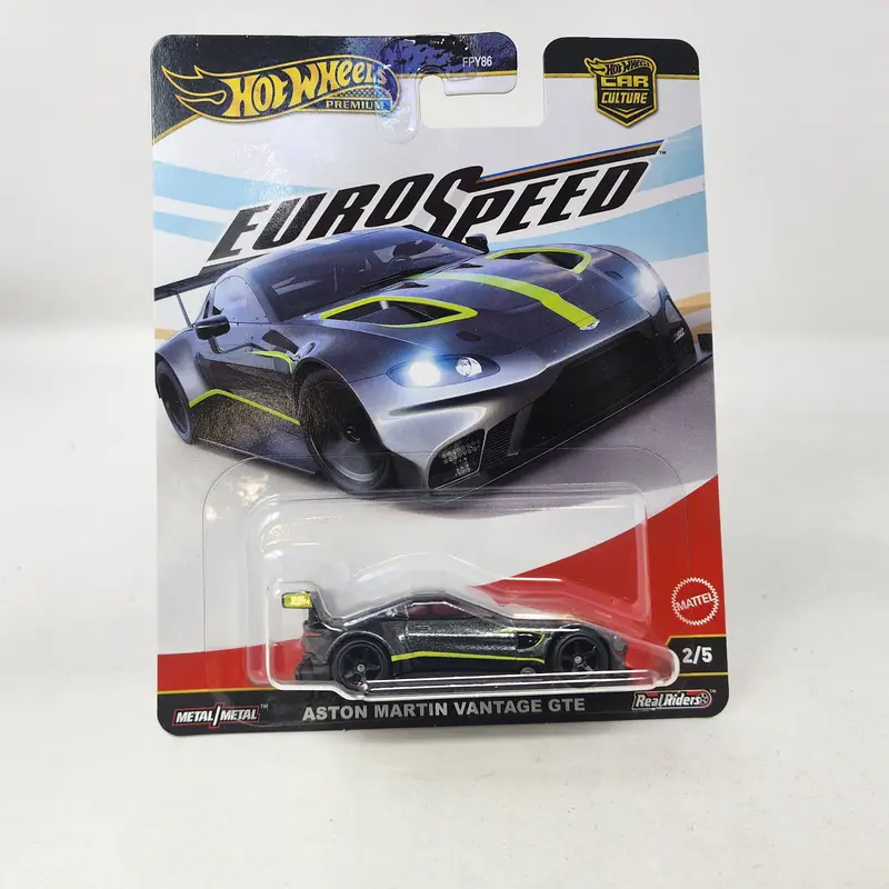 Aston Martin Vantage Gte 2/5 * 2025 Hot Wheels Car Culture Euro Speed Case L 1