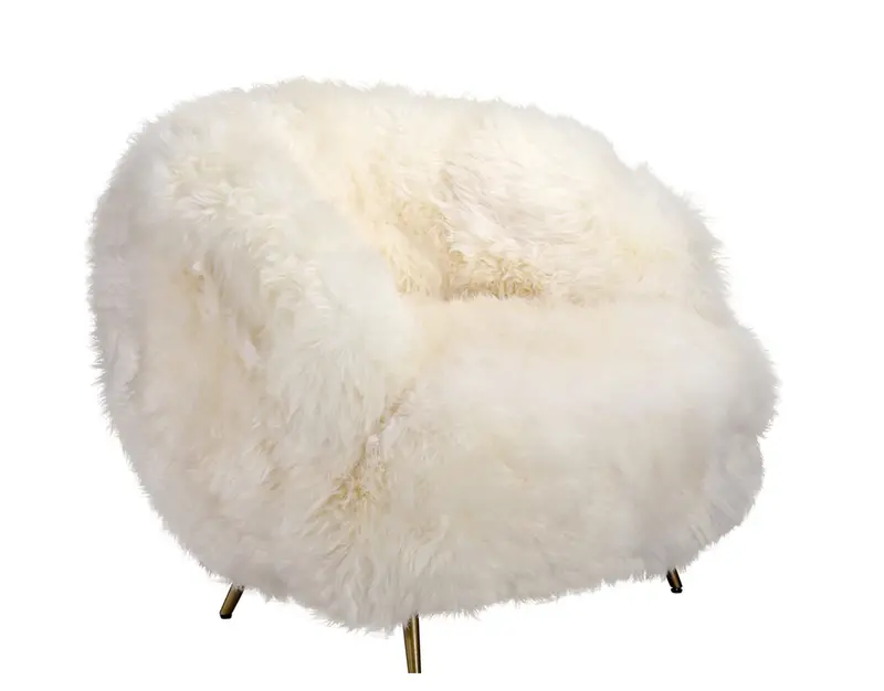 Astrid Sheepskin Accent Chair - Matthew Izzo Collection 1