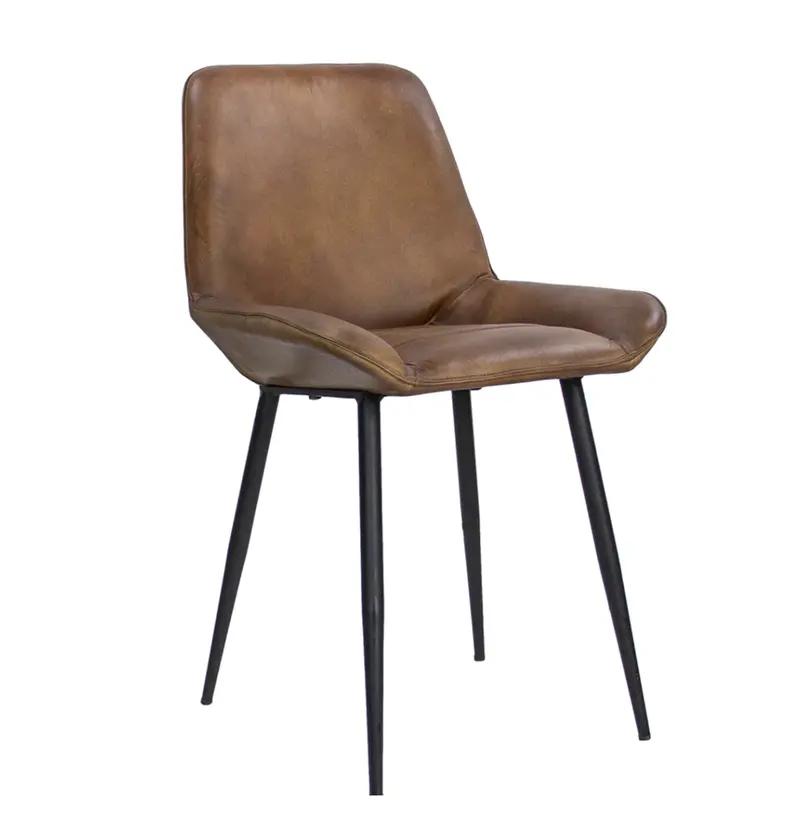 Atlas Leather Desk Chair, Set Of 2 - Matthew Izzo Collection 1