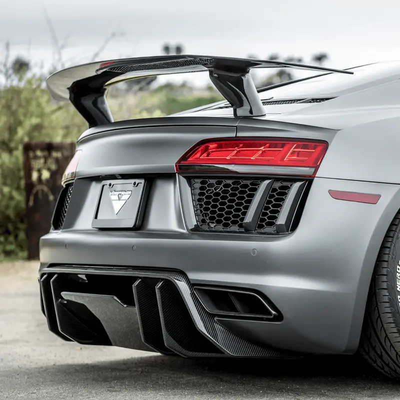 Audi R8 Carbon Fiber Rear Diffuser V-Style™️ 1