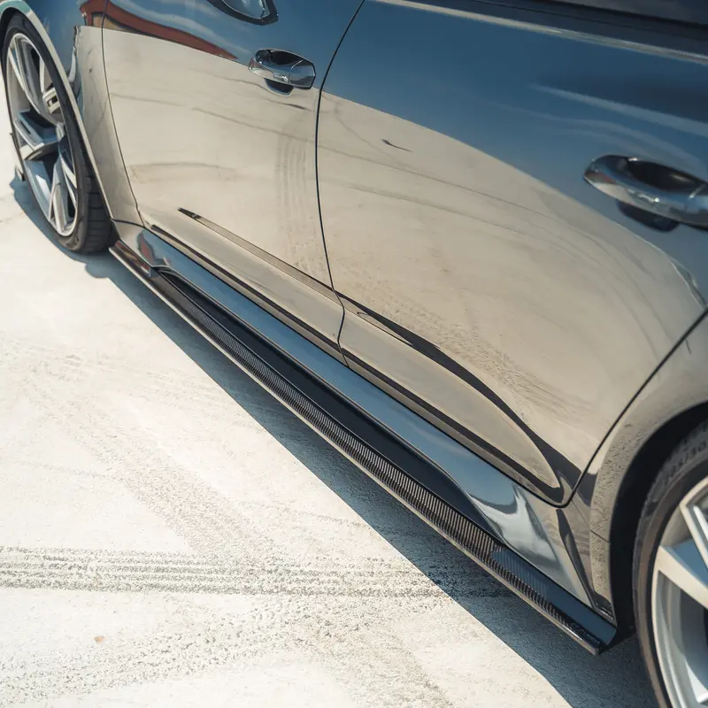 Audi Rs6/Rs7 C8 Avant Carbon Fibre Side Skirts - Ct Design 1