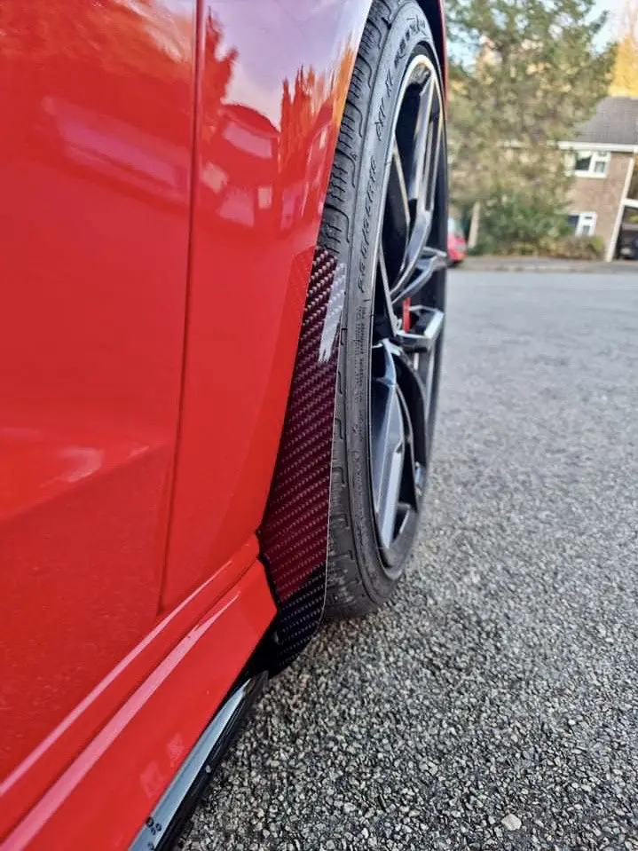 Audi S3 8V Fl 2017-2019 Sportback Front Carbon Arch Guards/Mudflaps 1