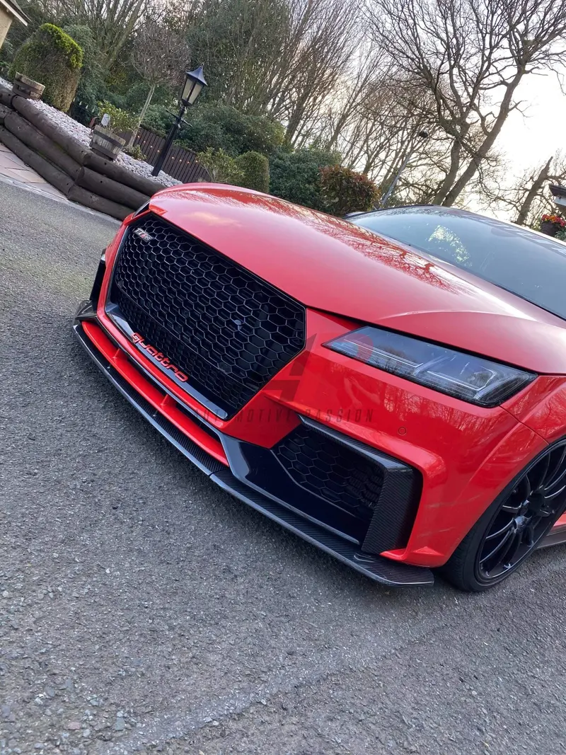 Audi Ttrs 8S Pre Fl Dry Carbon Fibre L Shaped Front Blades 1