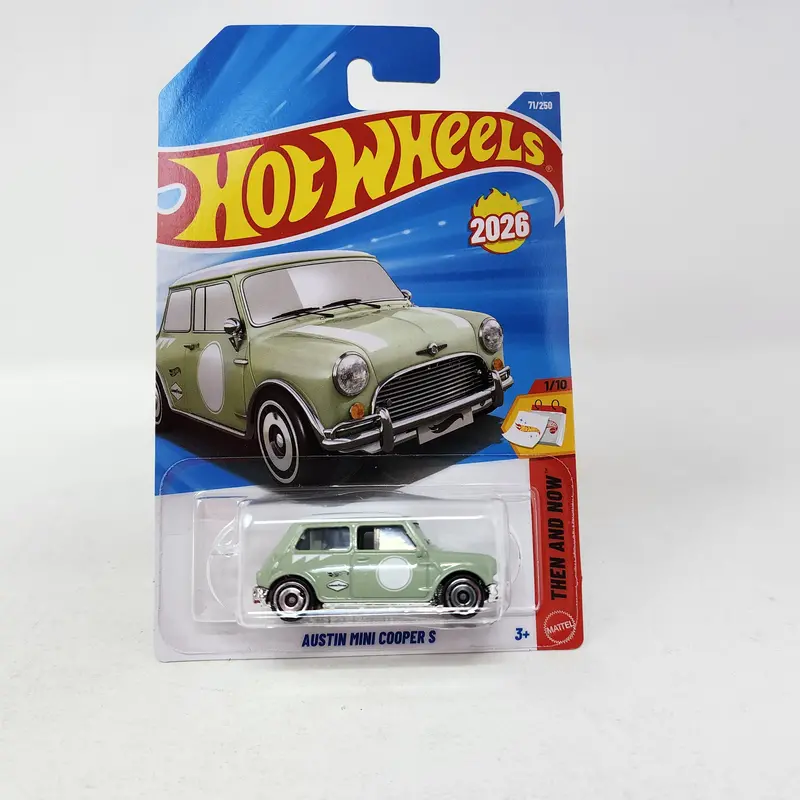 Austin Mini Cooper S #71 * Light Green * 2026 Hot Wheels Case D 1