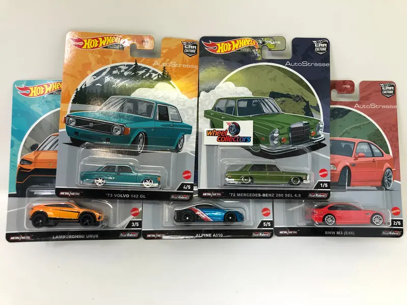 Auto Strasse Complete 5 Car Set * 2022 Hot Wheels Car Culture Case Q 1