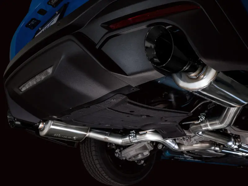 Awe 2024 Ford Mustang Gt Fastback S650 Rwd Touring Catback Exhaust W/ Dual Diamond Black Tips 2