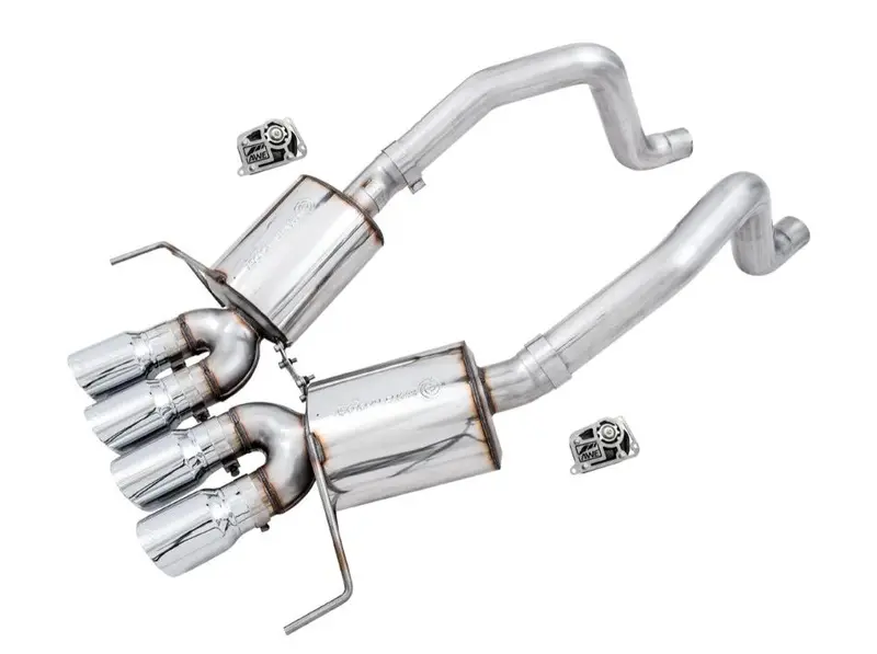 Awe Touring Edition Axleback Exhaust For C7 Corvette Stingray / Z51 / Grand Sport / Z06 / Zr1 1
