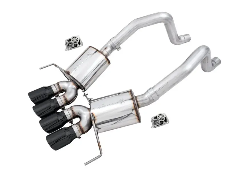 Awe Touring Edition Axleback Exhaust For C7 Corvette Stingray / Z51 / Grand Sport / Z06 / Zr1 2