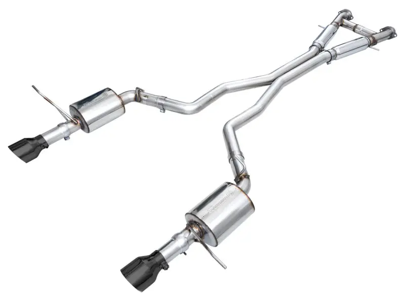 Awe Tuning 18-23 Dodge Durango Srt & Hellcat Touring Edition Exhaust - Diamond Black Tips 1