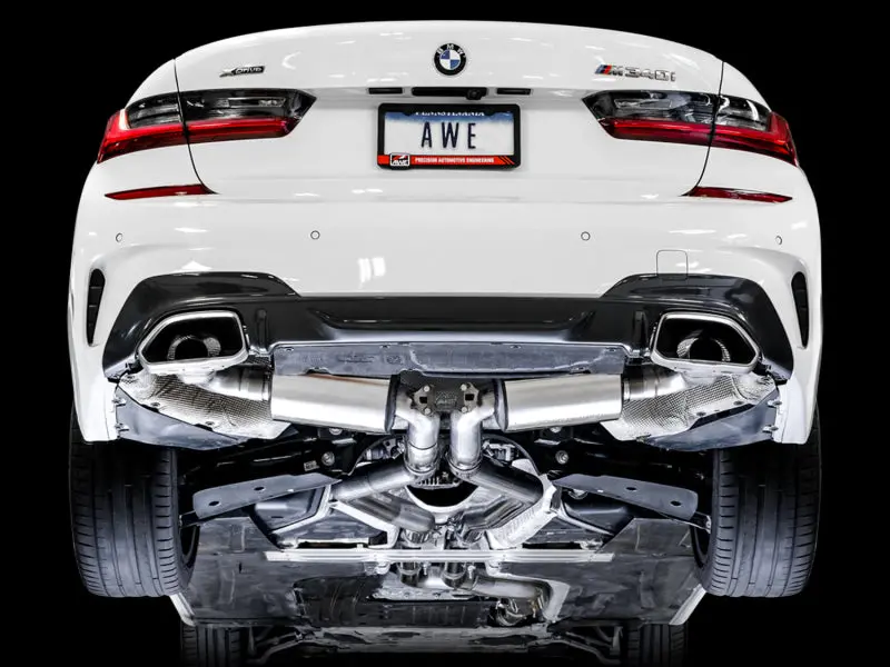 Awe Tuning 2019+ Bmw M340i (G20) Non-Resonated Touring Edition Exhaust (Use Oe Tips) 2