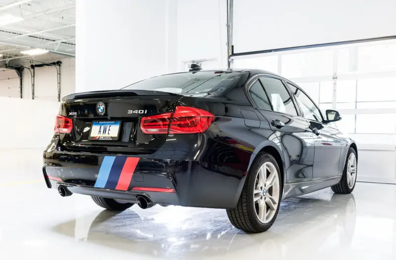 Awe Tuning Bmw F3x 340I Touring Edition Axle-Back Exhaust - Diamond Black Tips (90Mm) 2