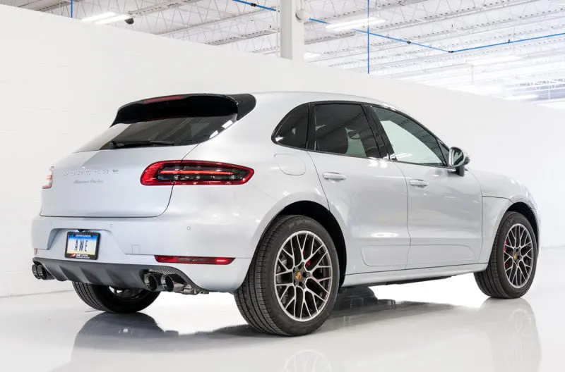 Awe Tuning Porsche Macan Touring Edition Exhaust System - Diamond Black 102Mm Tips 2