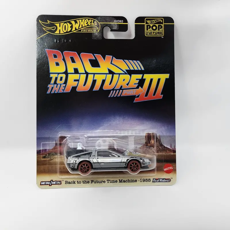 Back To The Future Iii 1955 Time Machine * 2025 Hot Wheels Pop Culture Case L 1