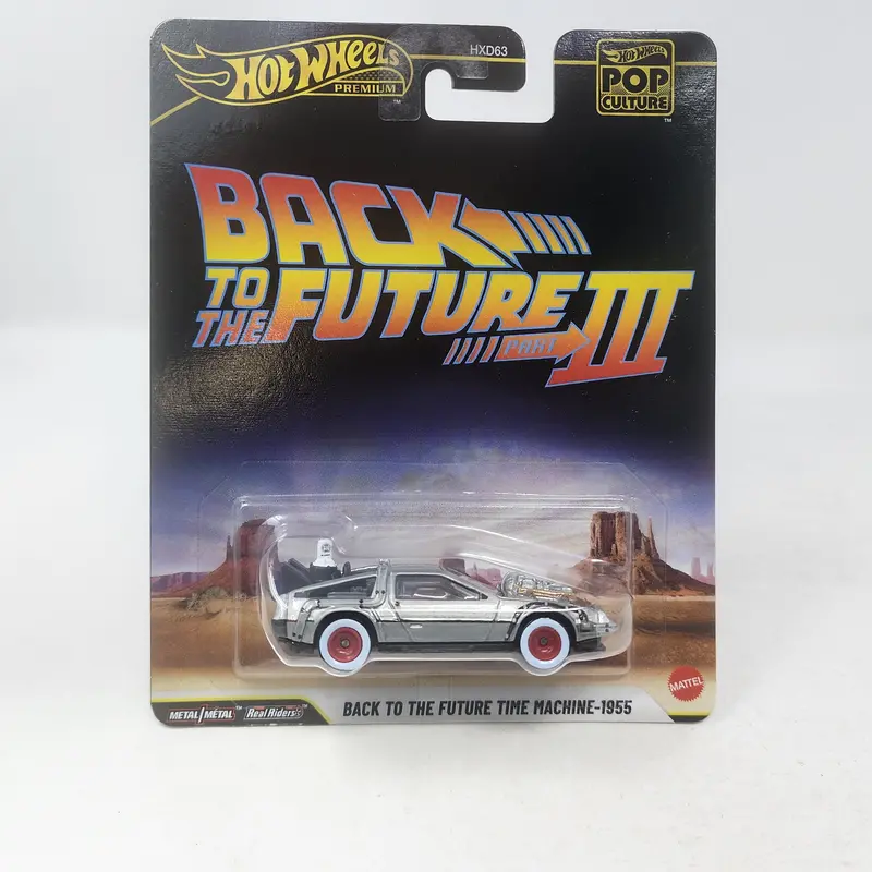 Back To The Future Iii Time Machine 1955 * 2026 Hot Wheels Pop Culture Case P 1