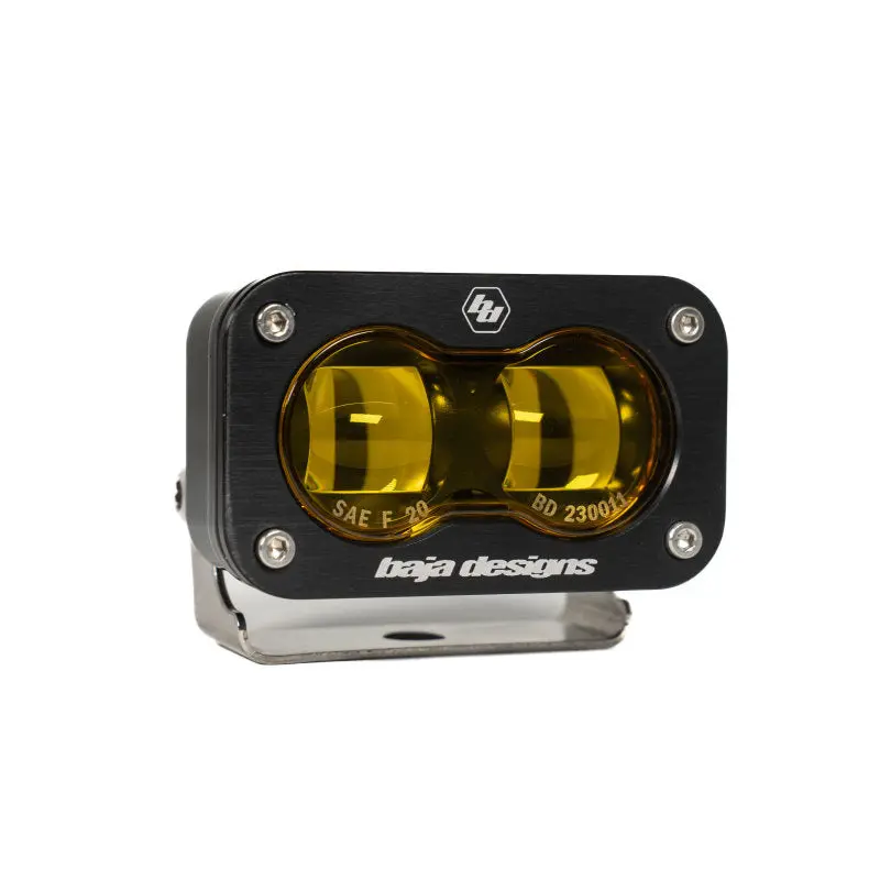 Baja Designs 17-20 Ford F-150 Raptor S2 Sae Sportsmen Fog Pocket Kit - Amber 1