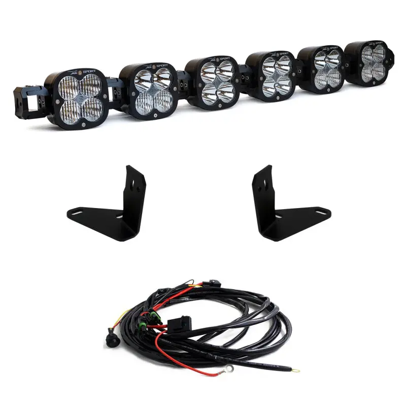 Baja Designs 2021+ Ford Bronco 6 Xl Linkable Light Bar For Steel Bumper Mount 1