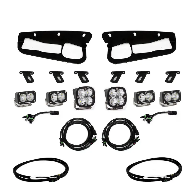 Baja Designs 2021+ Ford Bronco Fog Pocket Kit 21-Up Pro W/Upfitter 1