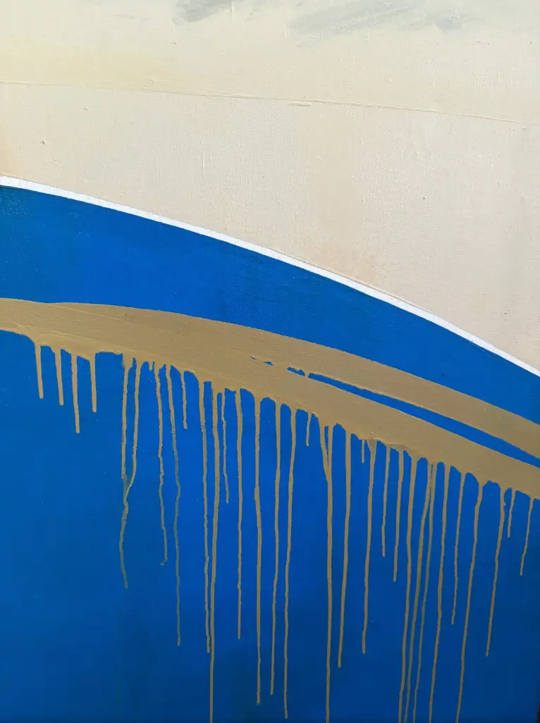 Barbara Beck 1960S Abstract Oil Painting On Canvas 2