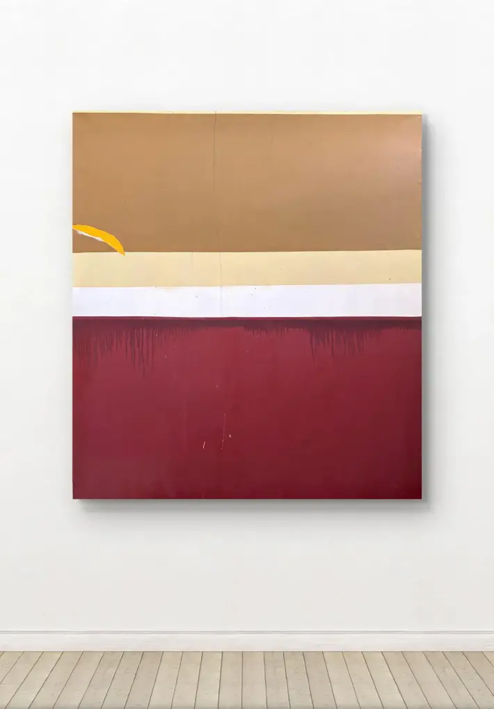 Barbara Beck 1960S Abstract Oil Painting On Canvas 2