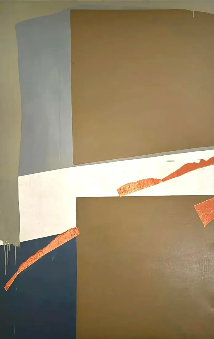 Barbara Beck 1965 Large Scale Abstract Oil Painting On Canvas 1