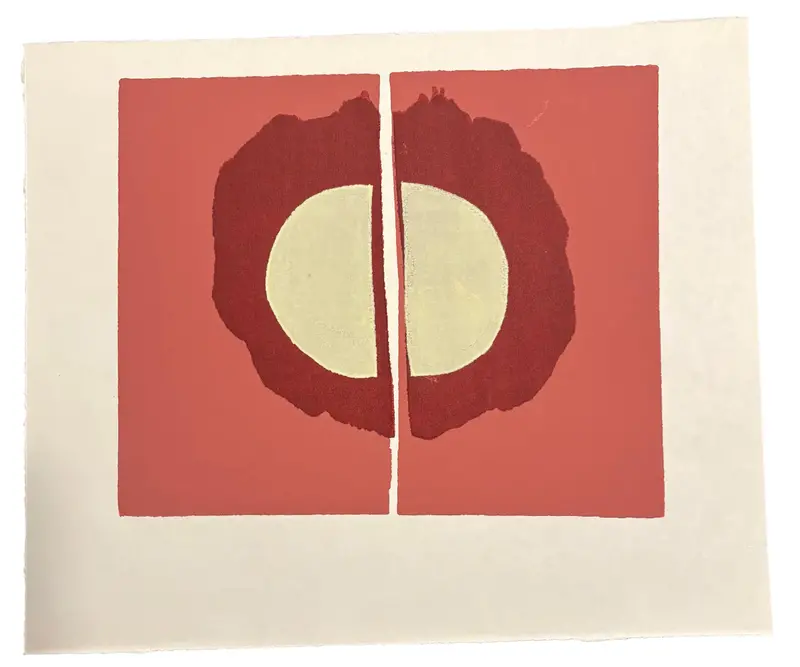 Barbara Beck 1969 Screen Print #1 On Paper 1