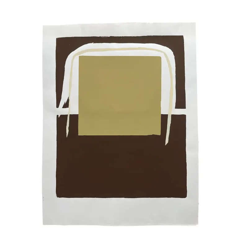 Barbara Beck 1969 Woodblock Print, Edition Of 20 1