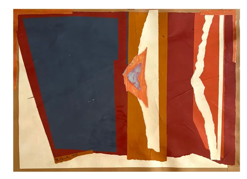 Barbara Beck 1974 Paper Collage 1