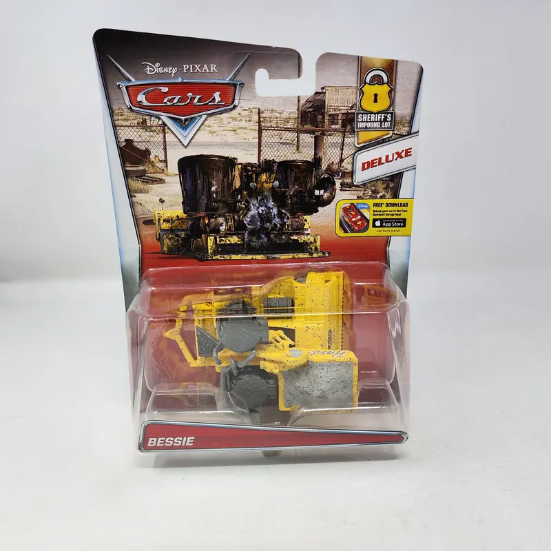 Bessie Sheriff's Impound Lot * Disney Pixar Cars * Deluxe Series 1