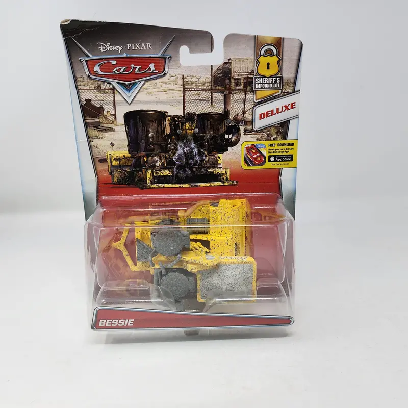 Bessie Sheriff's Impound Lot * Disney Pixar Cars * Deluxe Series 1
