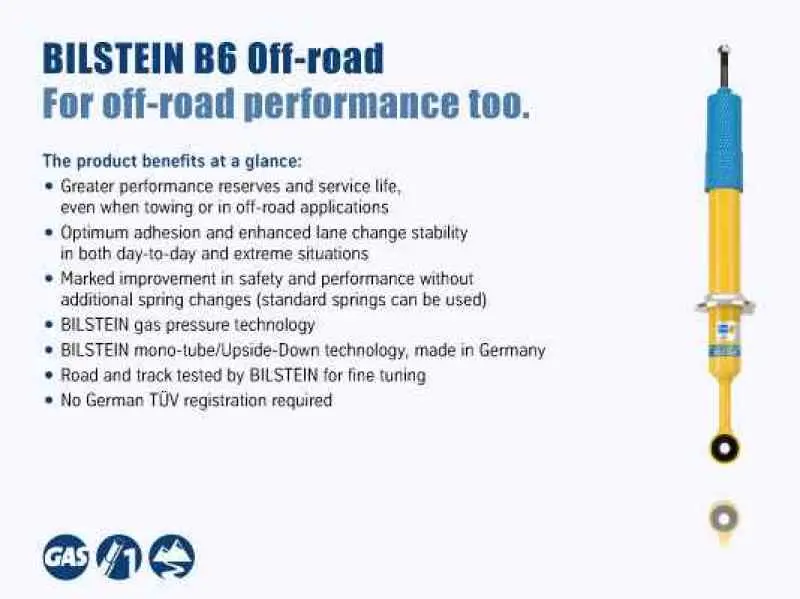 Bilstein 4600 Series 2016+ Toyota Tacoma 4X4 Rear Monotube Shock Absorber 2