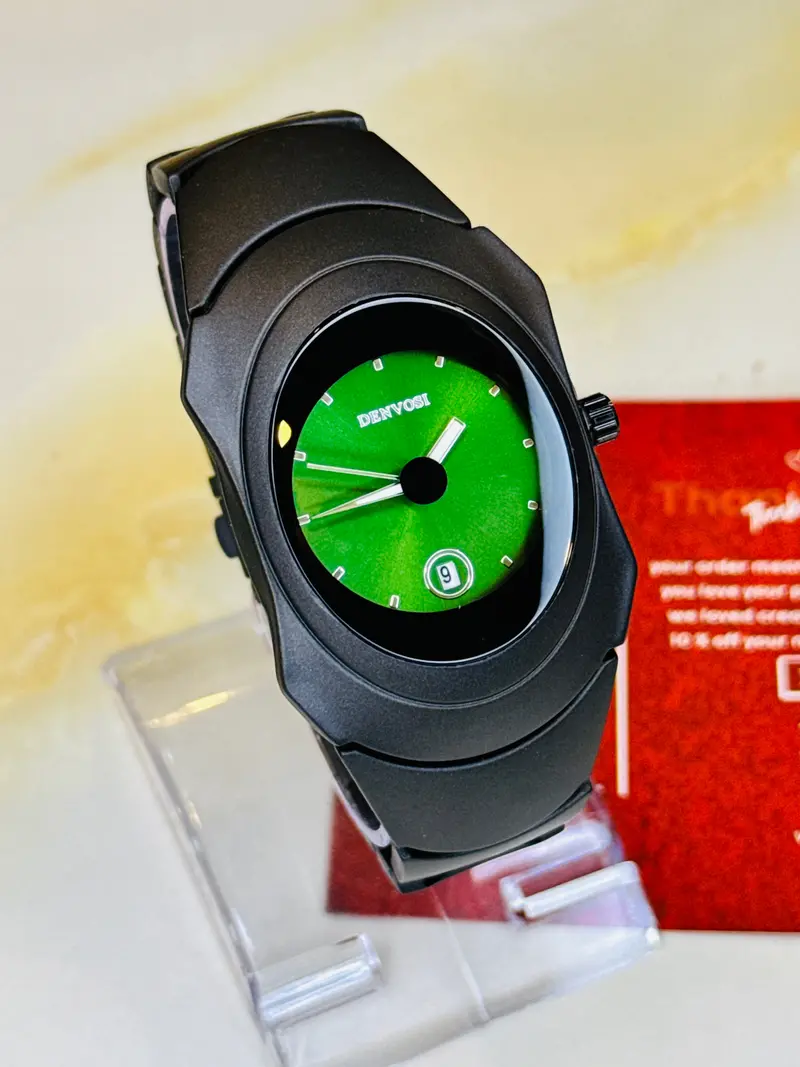 Black Emerald Matrix Watch 1