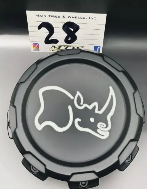 Black Rhino Matte Black Center Cap 8-Lug, 1932S11 1