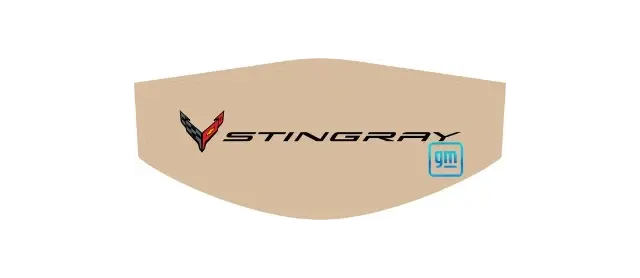Black Stingray Flags C8 Trunk Cover Convertible Or Coupe 2