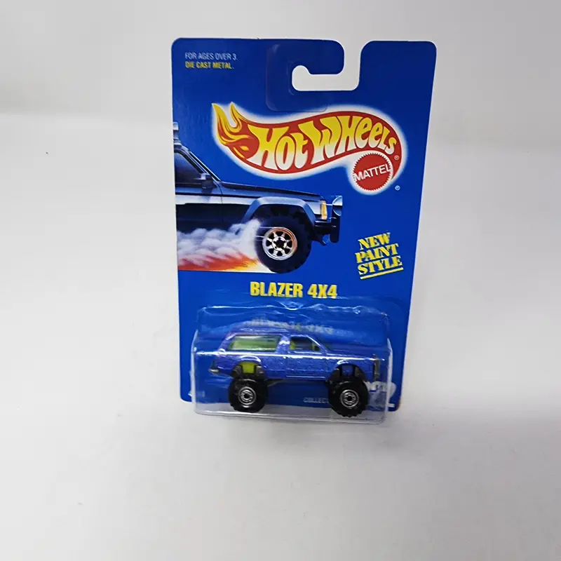 Blazer 4X4 #222 * Blue * Hot Wheels Blue Card 1