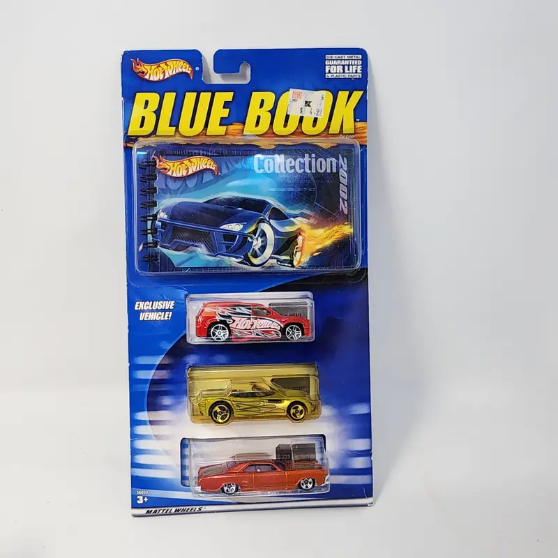 Blue Book 3 Car Pack * 2002 Hot Wheels 1
